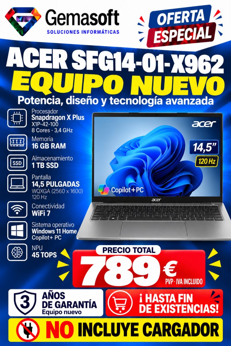 Oferta destacada en tienda Gemasoft