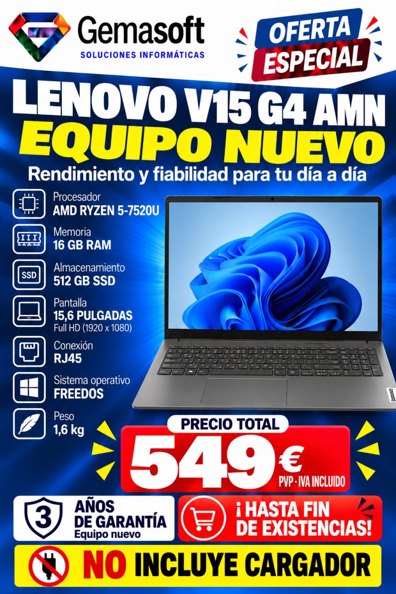Oferta destacada en tienda Gemasoft