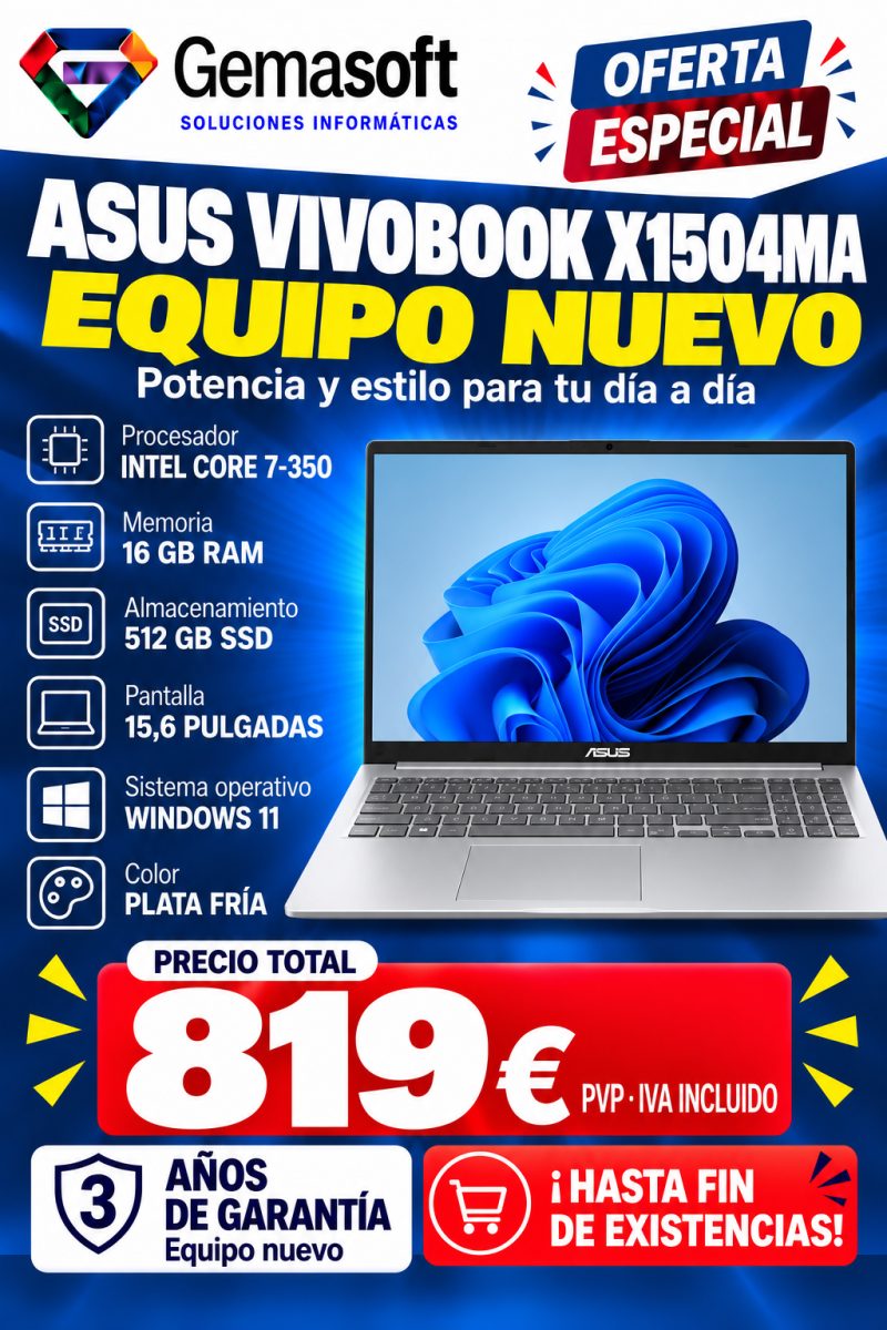 Oferta destacada en tienda Gemasoft