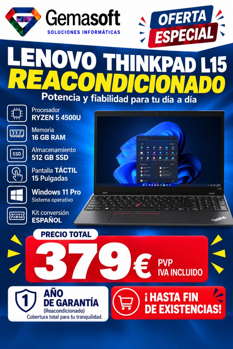 Oferta destacada en tienda Gemasoft