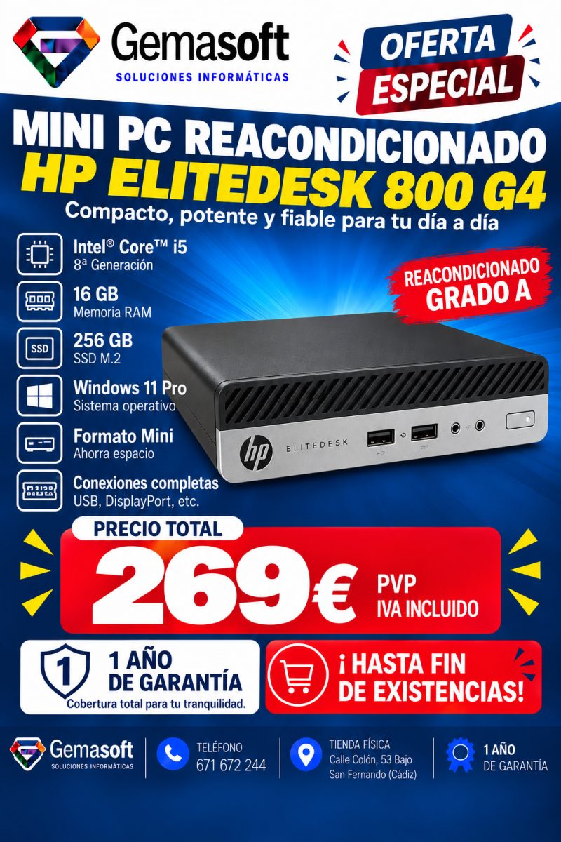 Oferta especial Gemasoft